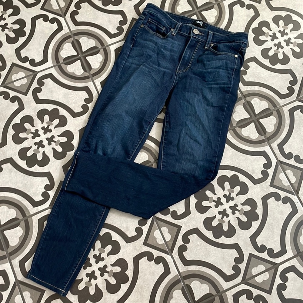 Paige high waisted skinny fit jeans